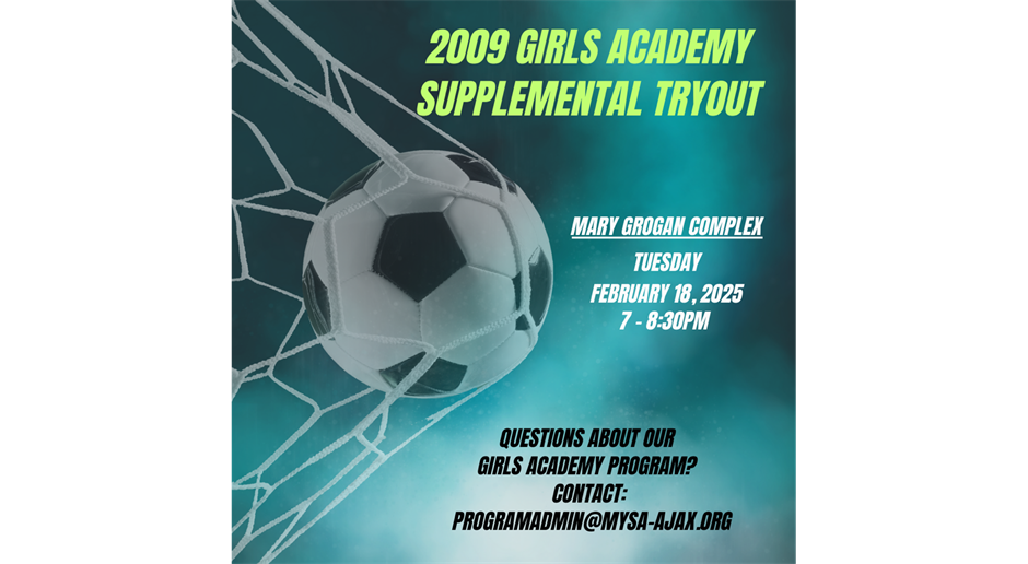 2009 GIRLS ACADEMY SUPPLEMENTAL TRYOUT