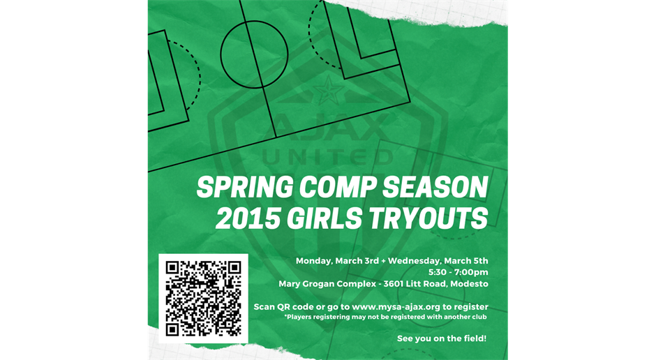 Ajax 2015 Girls Try Outs